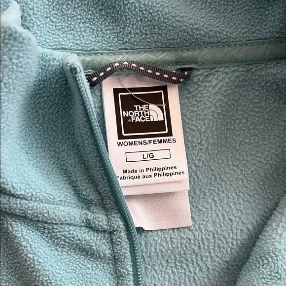The North Face Women's Teal and White Quarter-Zip Tops - Picture 5 of 16